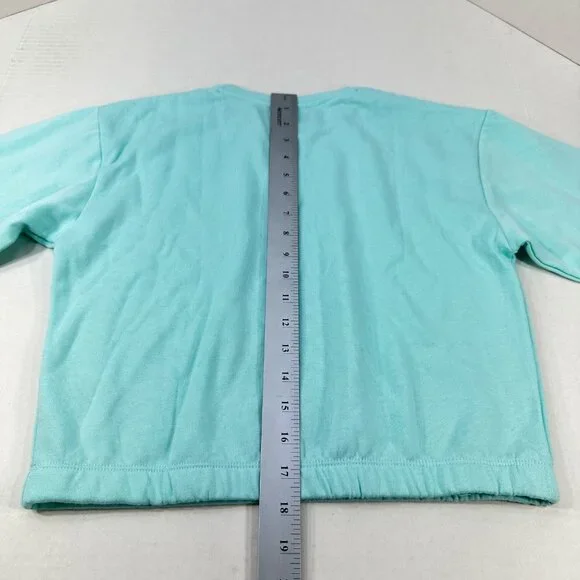 Disney Star Wars Youth Size Large 10-12 Sweatshirt R2-D2 Graphic Green NWOT - Picture 14 of 14